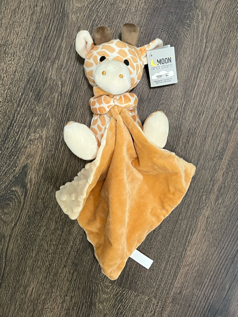 Moon and Stars Giraffe Lovey Security Blanket Plush NWT